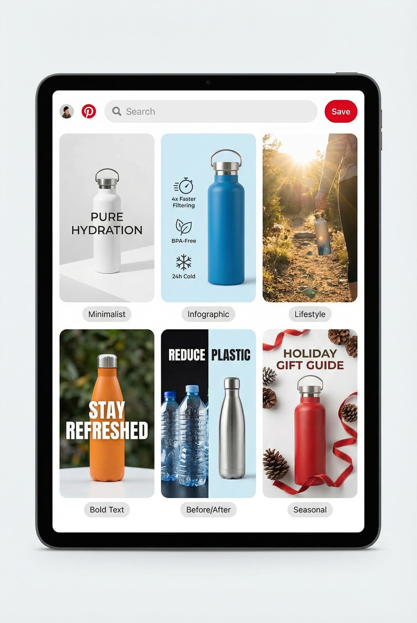 6 Different Pin Design Variations for the Same Product